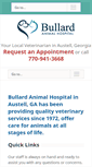 Mobile Screenshot of bullardanimalhospital.com